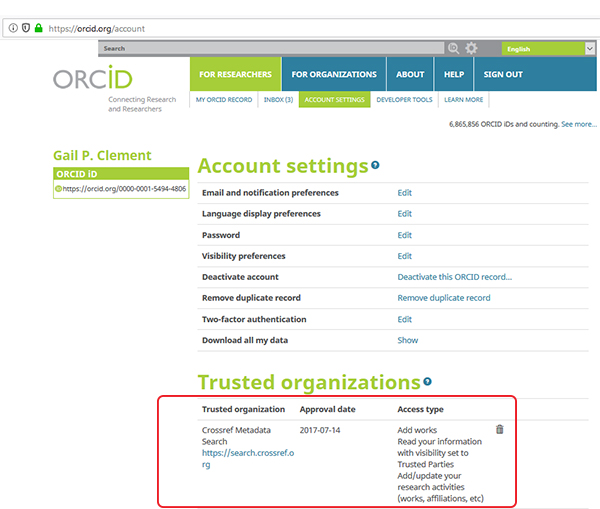 ___Figure 3d. View permission in ORCID___